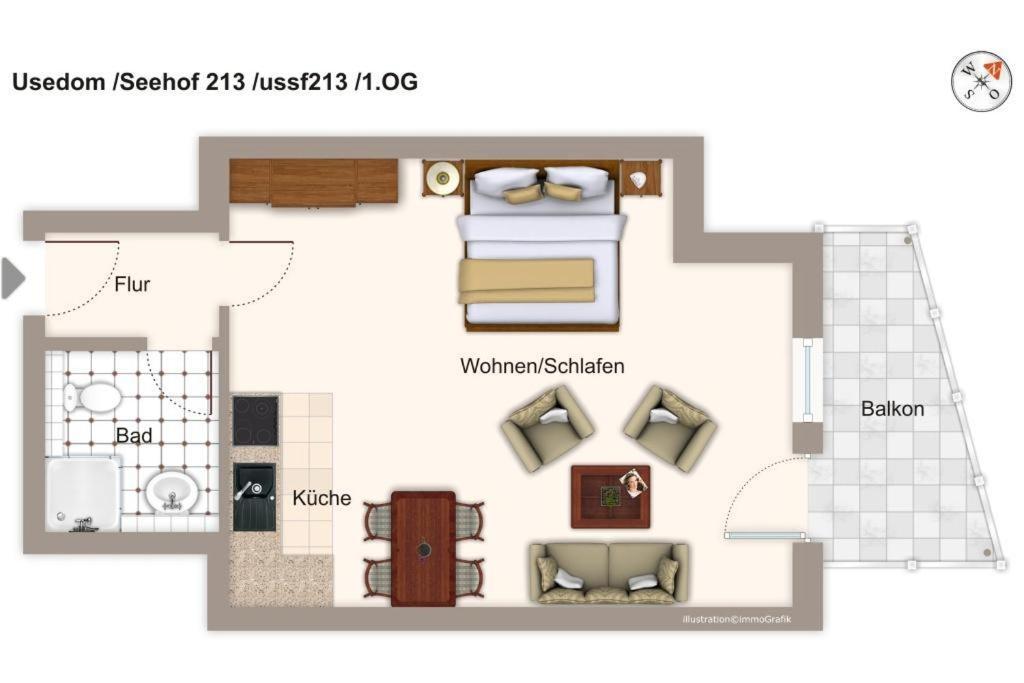 Seehof Seehof 213 Ostseebad Heringsdorf Exterior foto